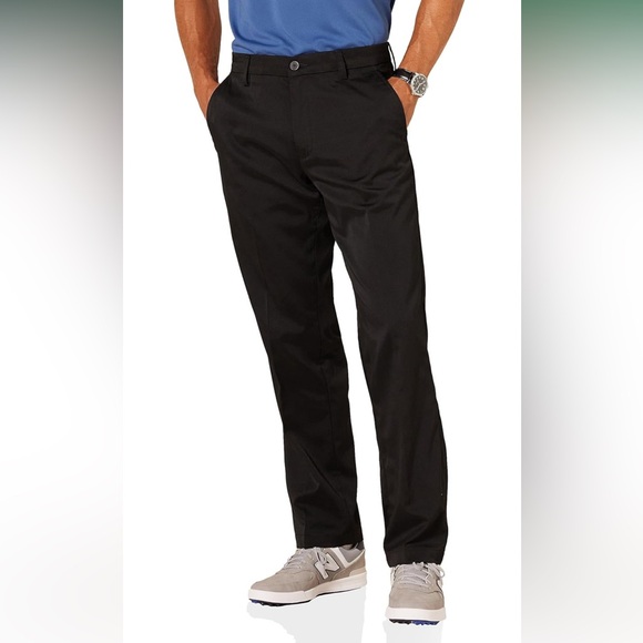 Amazon Essentials Men's Classic-Fit Stretch Tech Golf Pant 34x33 Black - Picture 3 of 9